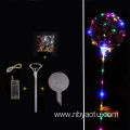 led light up helium pvc clear inflatable balloon